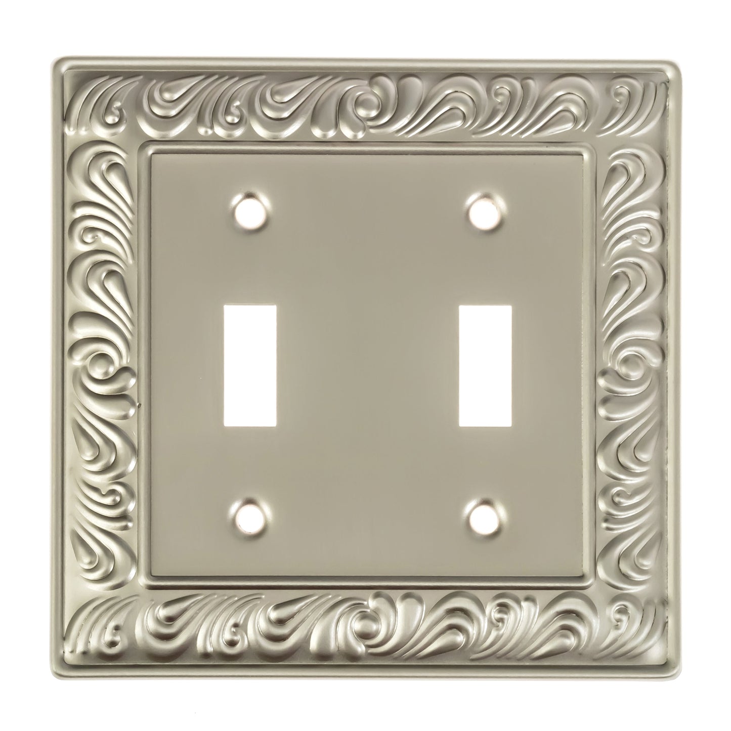 Baroque Brilliance Wall Plate Collection - Satin Nickel