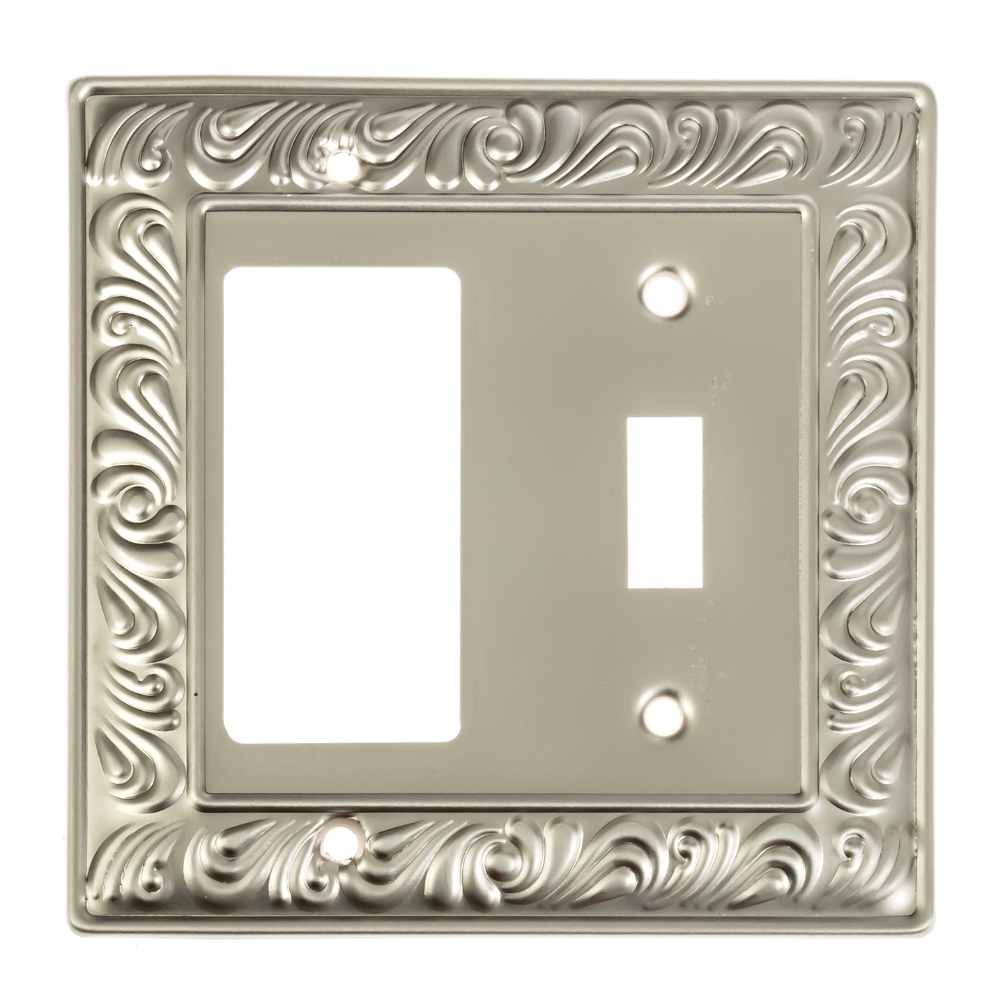Baroque Brilliance Wall Plate Collection - Satin Nickel
