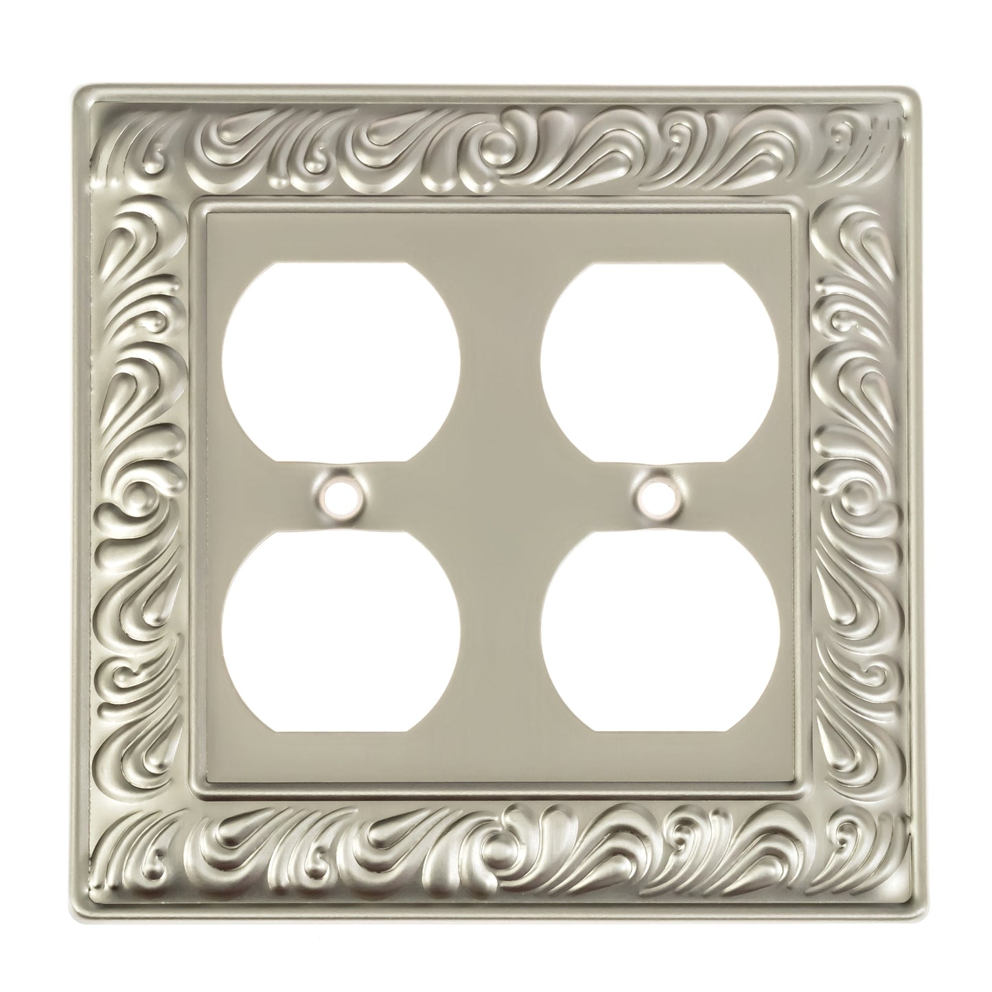 Baroque Brilliance Wall Plate Collection - Satin Nickel
