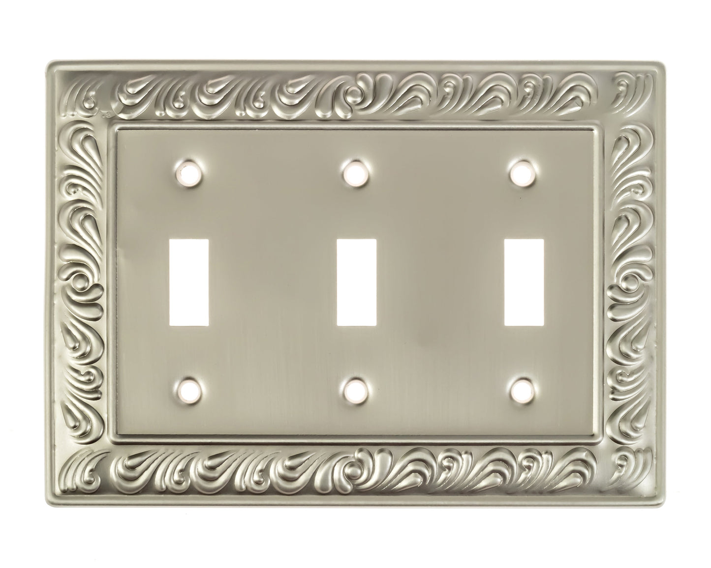 Baroque Brilliance Wall Plate Collection - Satin Nickel