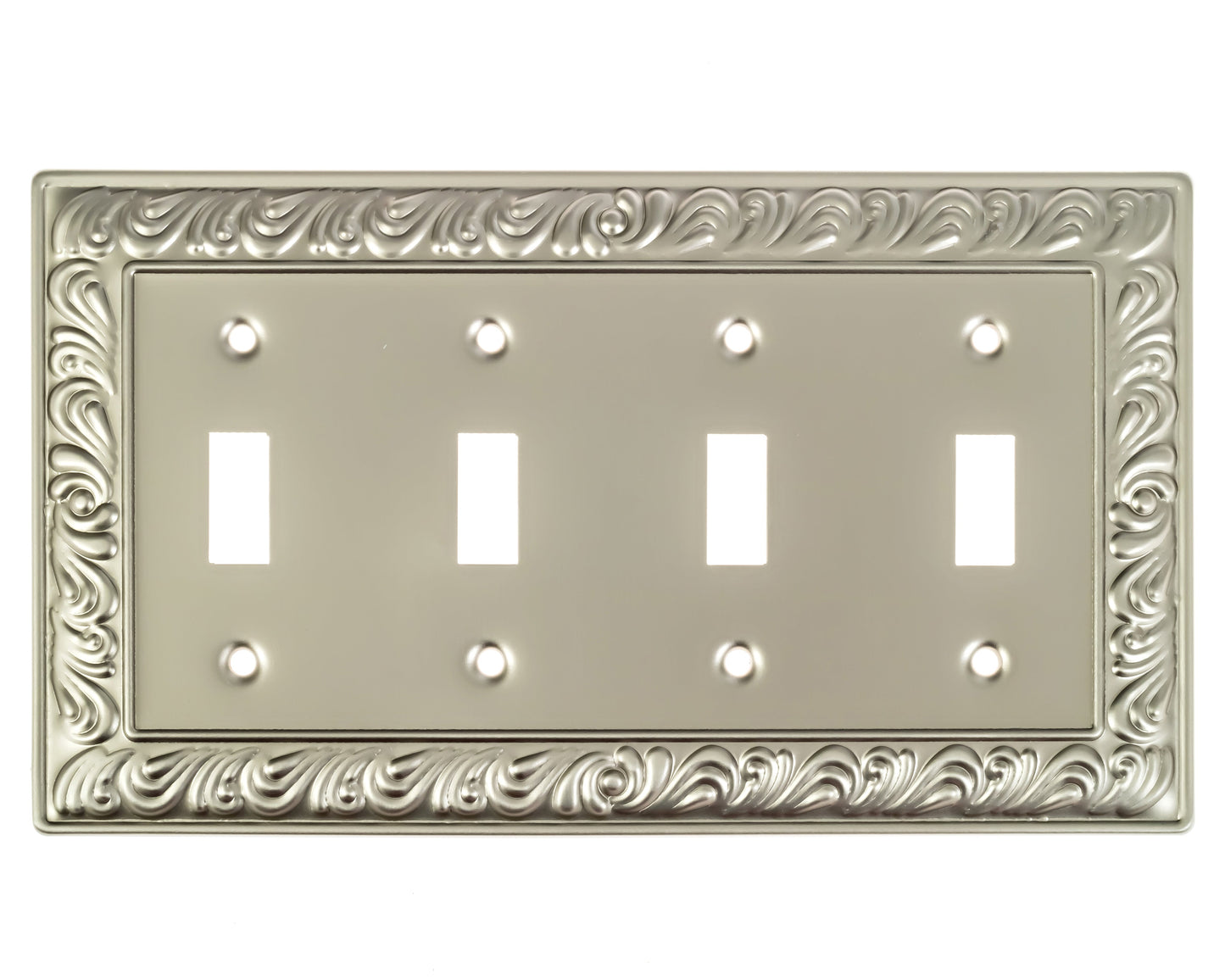 Baroque Brilliance Wall Plate Collection - Satin Nickel