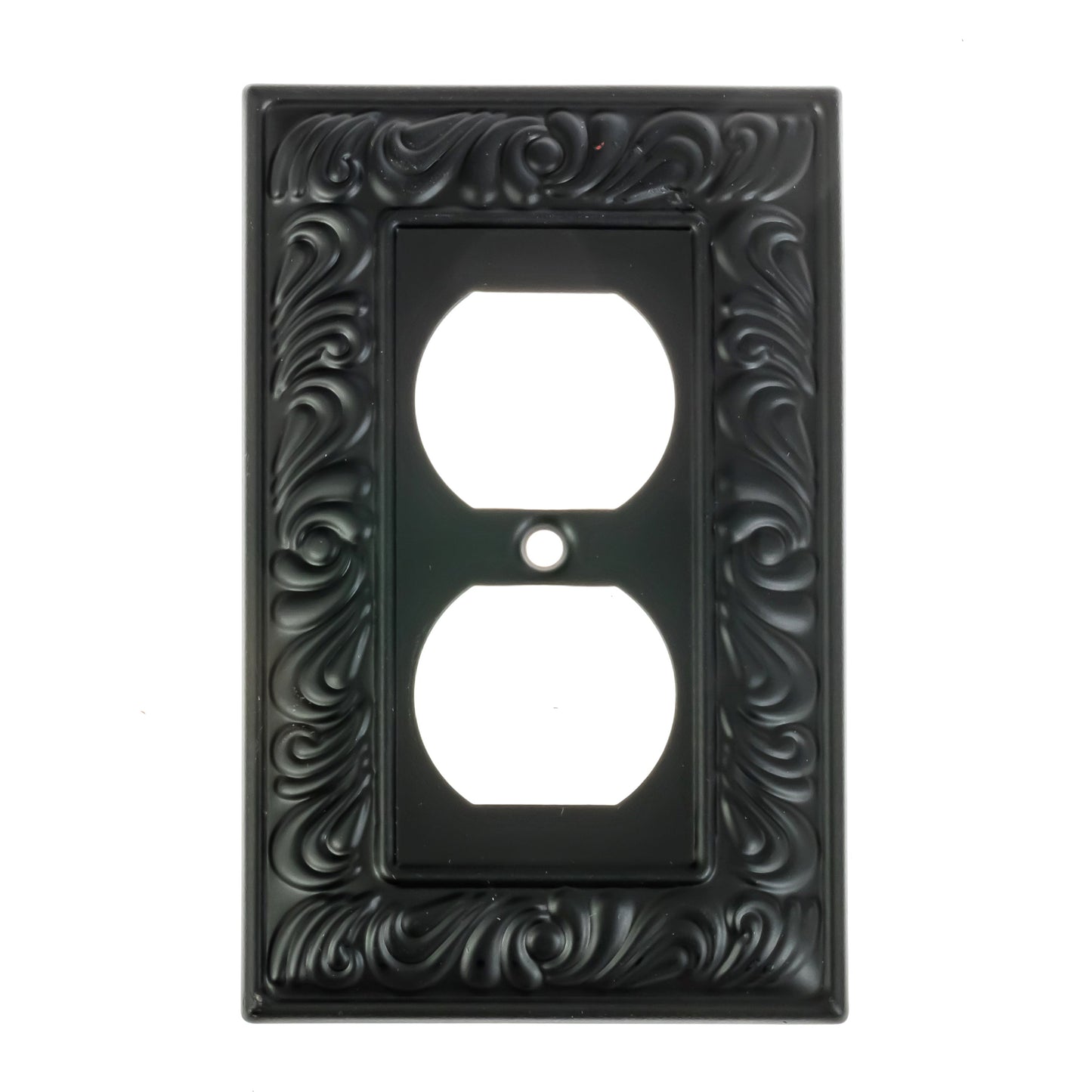 Baroque Brilliance Wall Plate Collection - Black