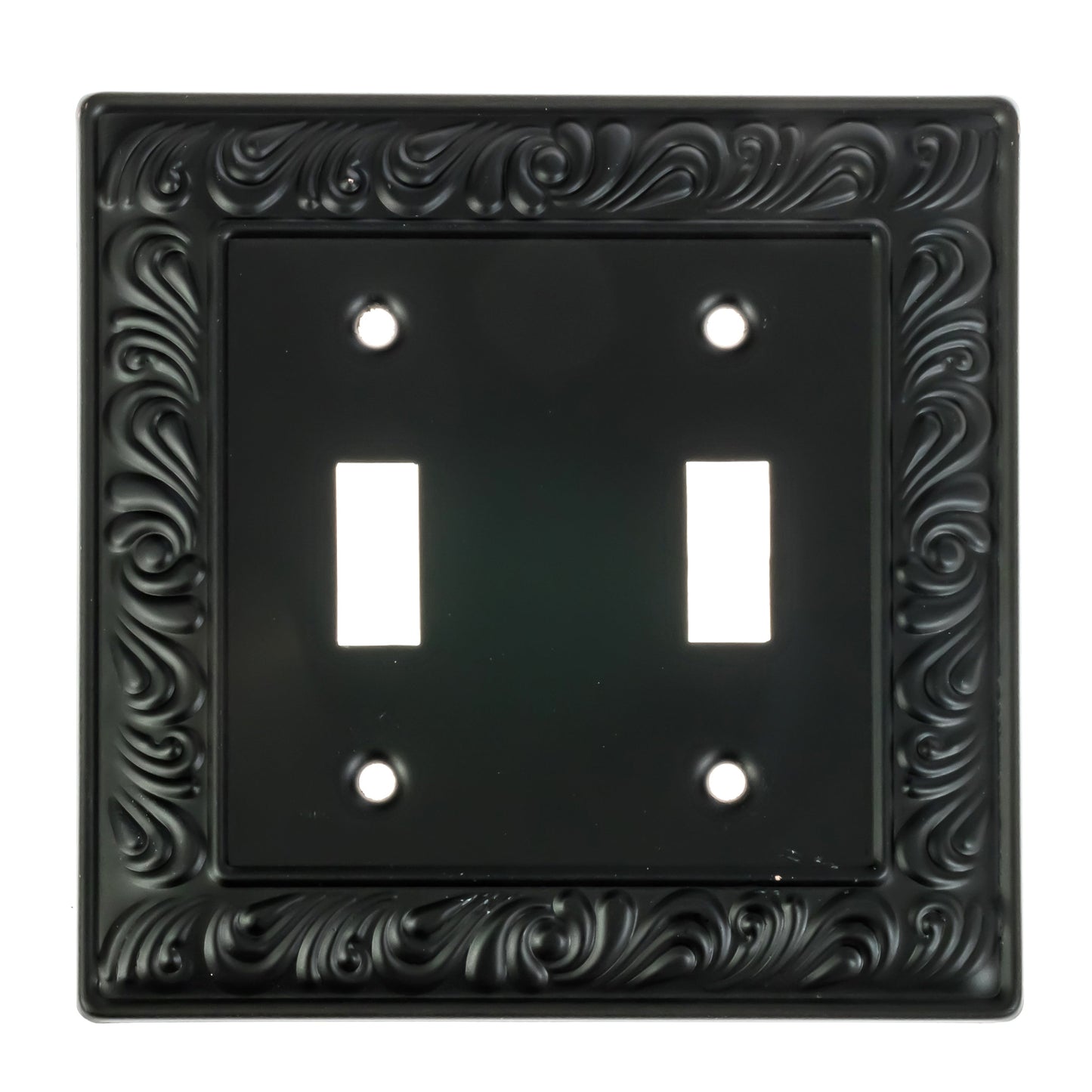 Baroque Brilliance Wall Plate Collection - Black