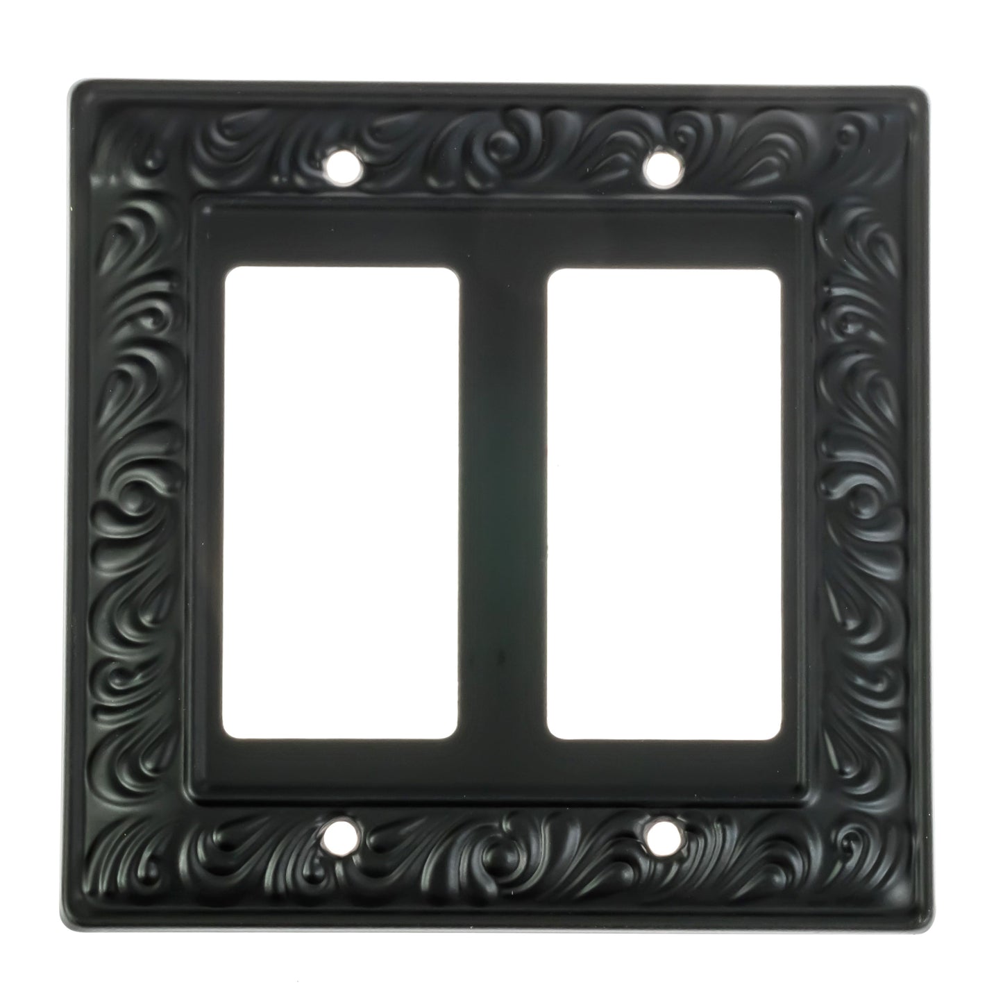 Baroque Brilliance Wall Plate Collection - Black