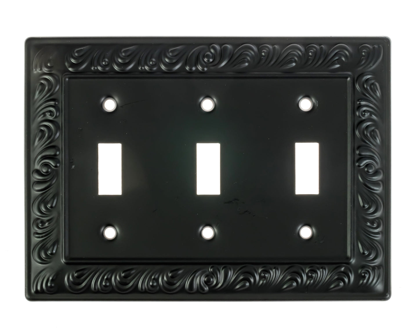 Baroque Brilliance Wall Plate Collection - Black